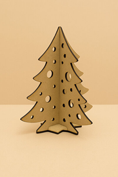 birlazer Yılbaşı Ağacı Ahşap Boyama Etkinlik Aktivite Oyuncak