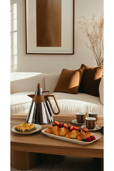 Generic 1-liter tea and coffee thermos with a unique and elegant design