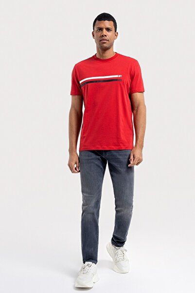 Loft 2035701 Gri Erkek Ricardo Slim Fit Normal Bel Daralan Paça Kot Pantolon