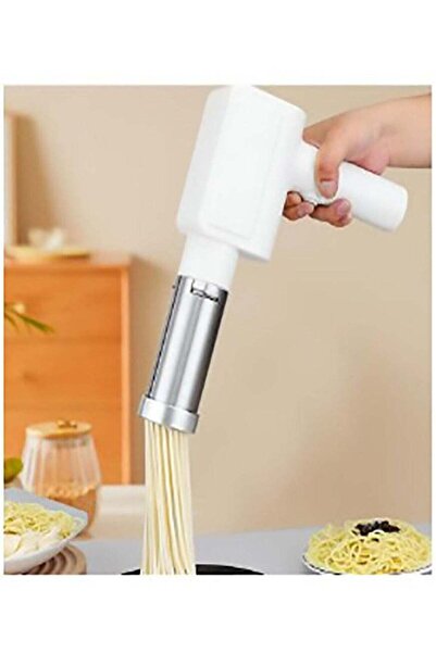 Generic Electric Pasta Maker, Handheld Press Noodle Maker with 6 Moulds
