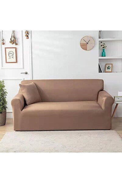 Inovius Husa Canapea 2 Locuri Elastica Moderna, Maro deschis