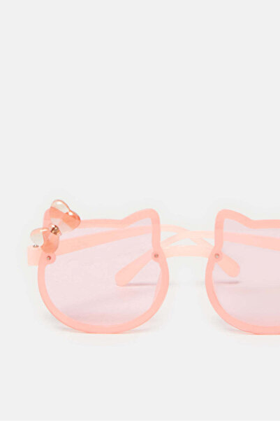 REDTAG Girls Pink Cat Embellished Sunglasses