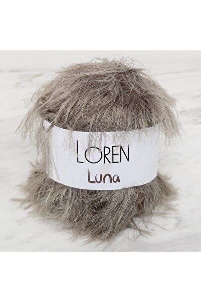 sylar Loren Luna Rabbit Hair Beige Hand Knitting Yarn - R085 - 34008
