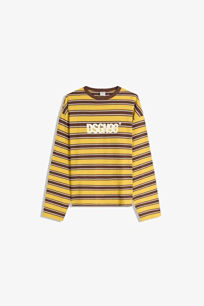 Bershka Retro print long sleeve T-shirt