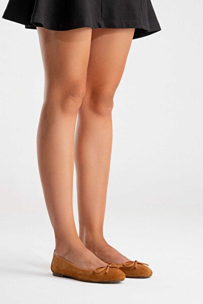 Zeynep Sıradağlı Poetry Γυναικείες Δερμάτινες Μπαλαρίνες Μαύρες Σουέντ