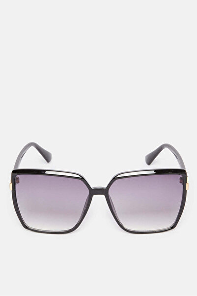 REDTAG Women Black Oversize Sunglasses