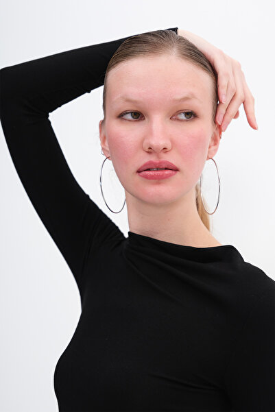 Addax Gathered Side Blouse B0654