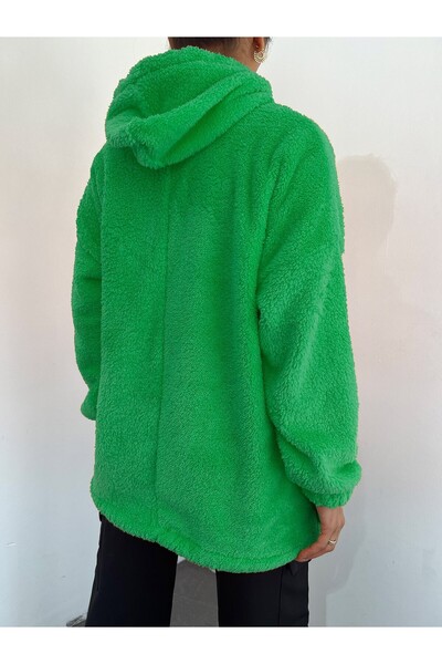 HİJABAYA Καγκουρό Pocket Hooded Lace Up Λούτρινος ιδρώτας