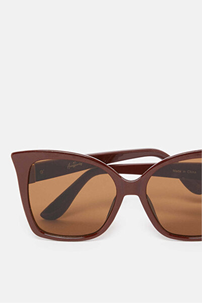 REDTAG Women Brown Cat Eye Sunglasses