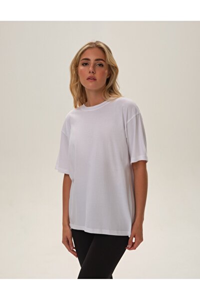 ESOTIQ BLOOVII Women's Oversize T-Shirt Lightweight Relaxed Fit 100% Cotton Breathable | Jal