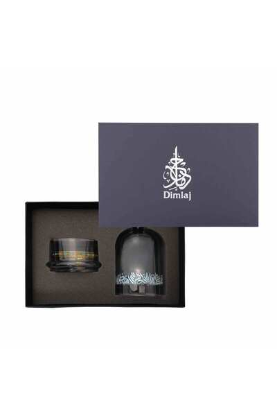 Dimlaj Wurood Glass Candy Bowl CB/2-Gold