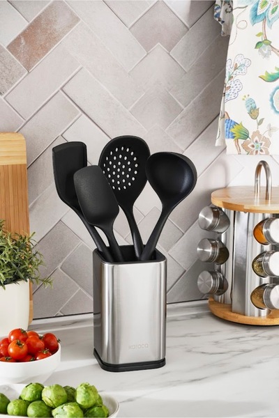 Karaca Vega 5 Piece Service Set with Stand