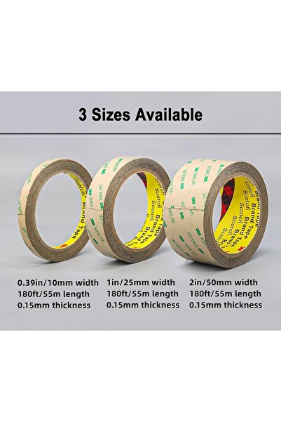 AZONEE Double-Sided Heavy Duty Mounting Tape, 10mm x 55m, 300LSE Transparent