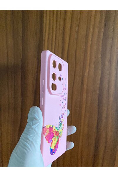 Newon Infinix Note 50 Pro Butterfly Printed Inside Velvet Silicone Phone Case