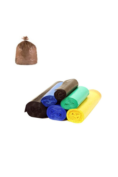 PİKEPLAST Çöp Torbası 10'lu Rulo 80x110 Cm (Bej)