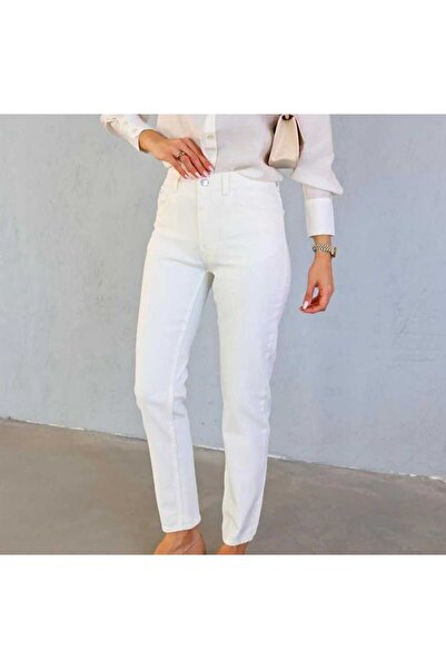 Butik Likralı Rahat Kumaş Boru Paça KETEN PANTOLON