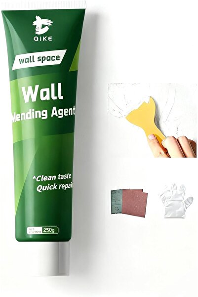 Generic SKY-TOUCH Wall Repair Paste Kit – 250g White Spackle with Scraper, Sandpaper & Gloves
