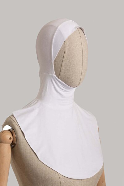 Lemaye Neck Collar Bonnet - White