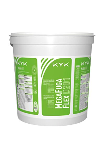 KYK Megafuga Flex D201 Polimer Esaslı Çok Esnek Fayans Derz Dolgusu 3 Kg / Aç...