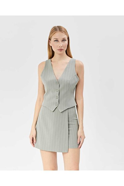 Milamia Mini Length Striped Shorts Skirt