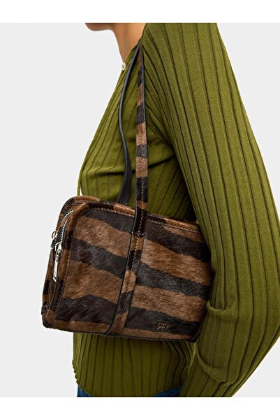 PARFOIS Hayvan Desenli Deri Bowling Çantası