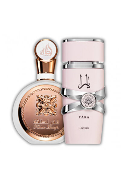 lattafa set: Fakhar Femme 100 ml + Yara 100 ml