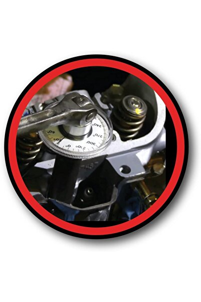 Performance Tool M205 1/2-Inch Torque Angle Gauge Tool, 360 Degree Angle Scale