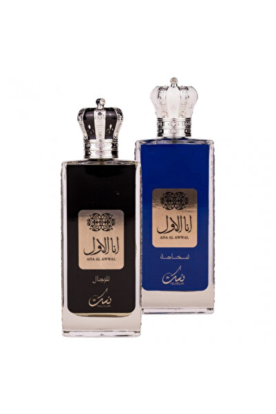 Nusuk Set de 2 parfumuri regale pentru bărbați: Ana Al Awwal Man 100 ml + Ana...