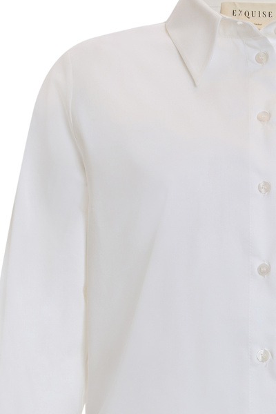 Exquise Long Sleeve Buttoned Woven Regular Bone Shirt