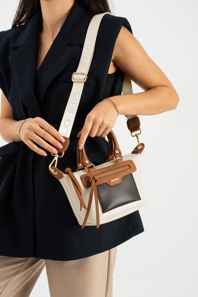 Mega & Polo Lisbon Soft Leather Multi-Compartment Adjustable Strap Cross Shoulder and Women's Handbag