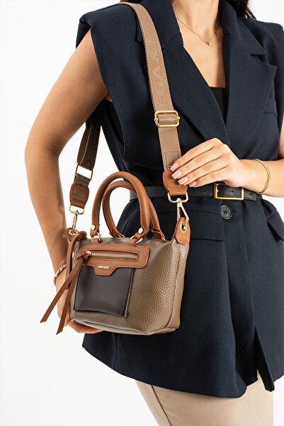 Mega & Polo Lisbon Soft Leather Multi-Compartment Adjustable Strap Cross Shoulder and Women's Handbag