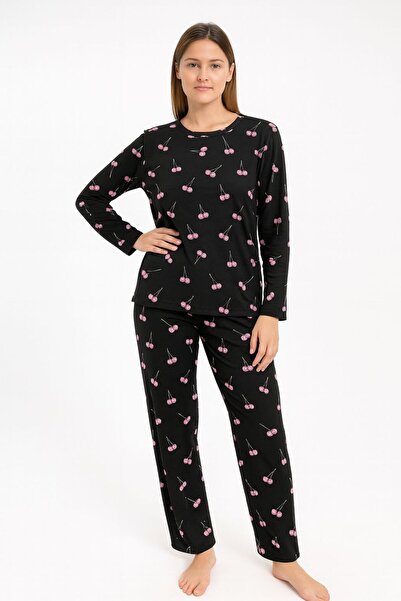 Hepyek Cotton Long Sleeve Pajama Set