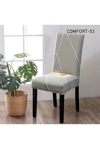 Inovius Set 6 Huse Elastice pentru Scaun cu Model - EAT73