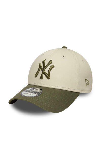 NEW ERA New York Yankees Mlb Sidepatch Light Beige 9Forty Unisex Adjustable Hat