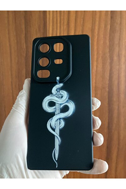 Newon Infinix Note 50 Pro Snake Printed Inside Velvet Silicone Phone Case