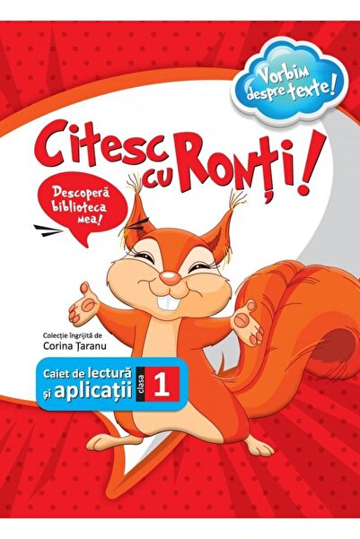 Editura Sinapsis Citesc cu Ronti! Caiet de lectura si aplicatii pen