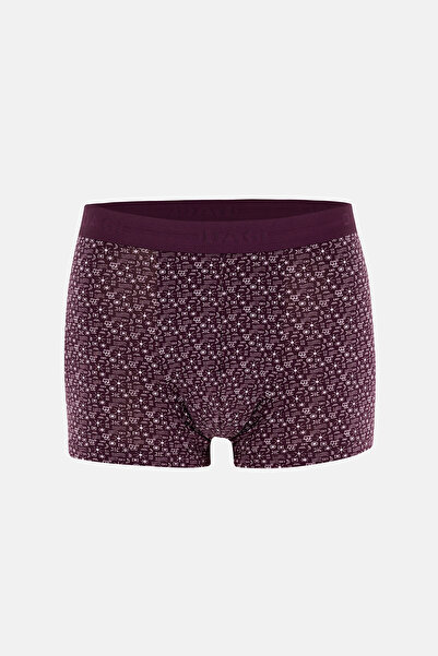 Dagi Plum 2-Pack Patterned Cotton Boxers