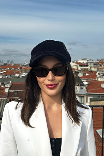 Mollycrush Women's Plush Visor Hat – Winter Trend Cap Sports Hat