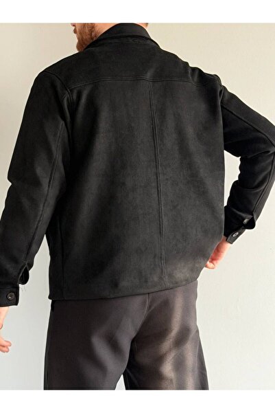 TÜZeMEN Nubuck Premium Shirt Jacket with Flap Pockets