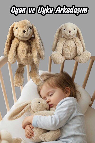 Fidan oyuncak الأرنب القطيفي – رفيق اللعب والنوم الناعم بطول 50 سم