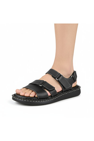 Ceyo 9968-9 Massage Sole Full Orthopedic Velcro Men's Comfort Sandals