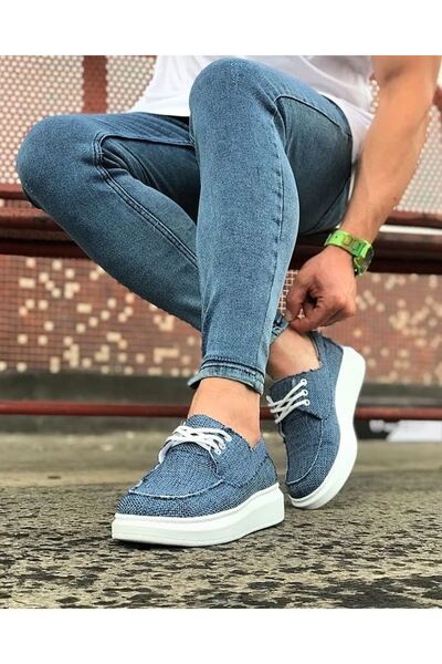 Wagoon WG503 Denim Men's Casual Shoes