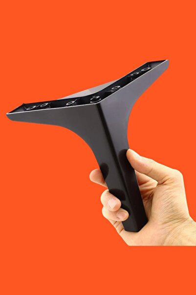 MH MiniHediye Luxury Furniture Sofa Tv Unit Console Seat Leg 17 cm Black Legs 4 Pieces