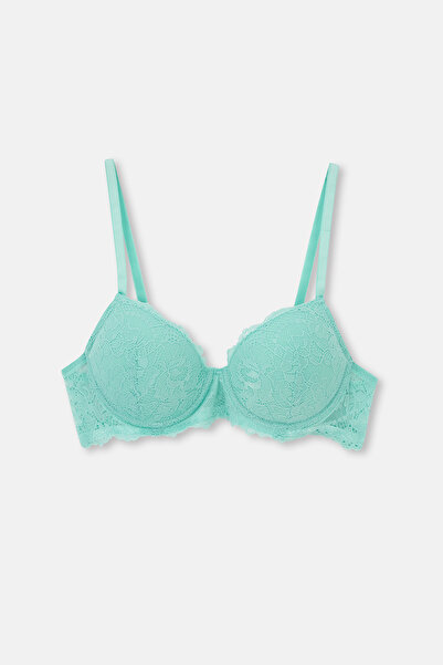 Eros Ersk1110 Green Lace Empty Cup Bra - Begonvile Tk