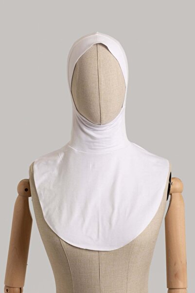 Lemaye Neck Collar Bonnet - White