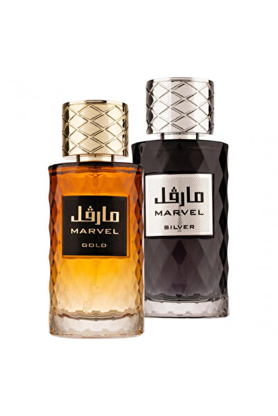 Athoor Al Alam Pack of 2 perfumes: Marvel Gold 100 ml + Marvel Silver 100 ml
