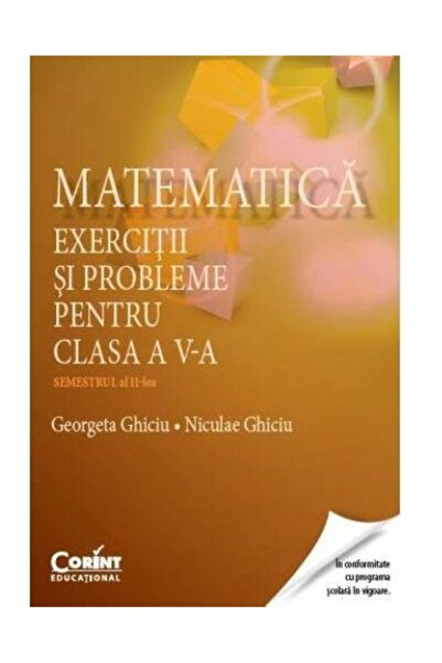 Editura Corint Matematica. ExerciÅ£ii si probleme pentru clasa
