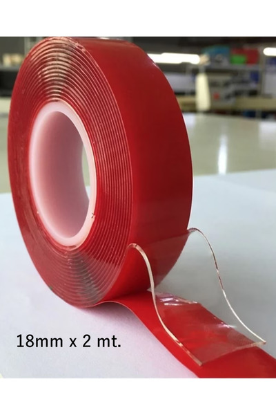 Kezban Tekstil Süper Güçlü Çivisiz Montaj Bant Çift Taraflı Band Akrilik Sili...