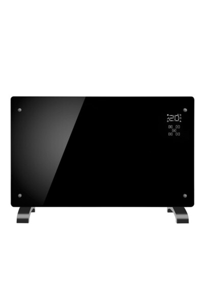 Elite Cuptor cu convecție GHD-20, 2000W, Panou de sticlă, LED, Termostat electronic tactil cu temporizator, Negru