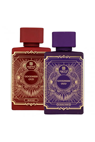Riiffs Premium women's perfume 2-pack Goodness Oud: Purple Wave 100 ml + Rouge 100 ml